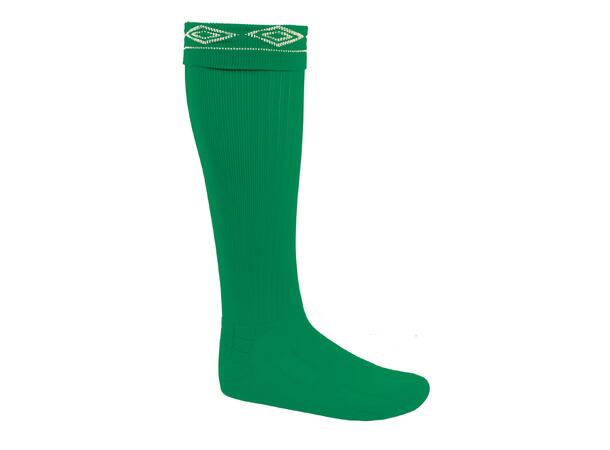 UMBRO City Fotb.Str Grønn/Hvit 35-39 Solide strømper - god passform 